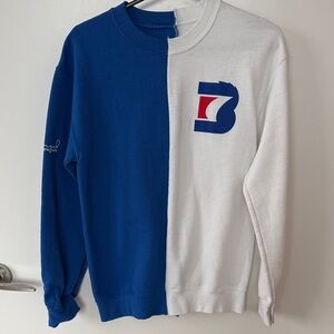 Buffalo Bills Split Logo Crewneck Sweater